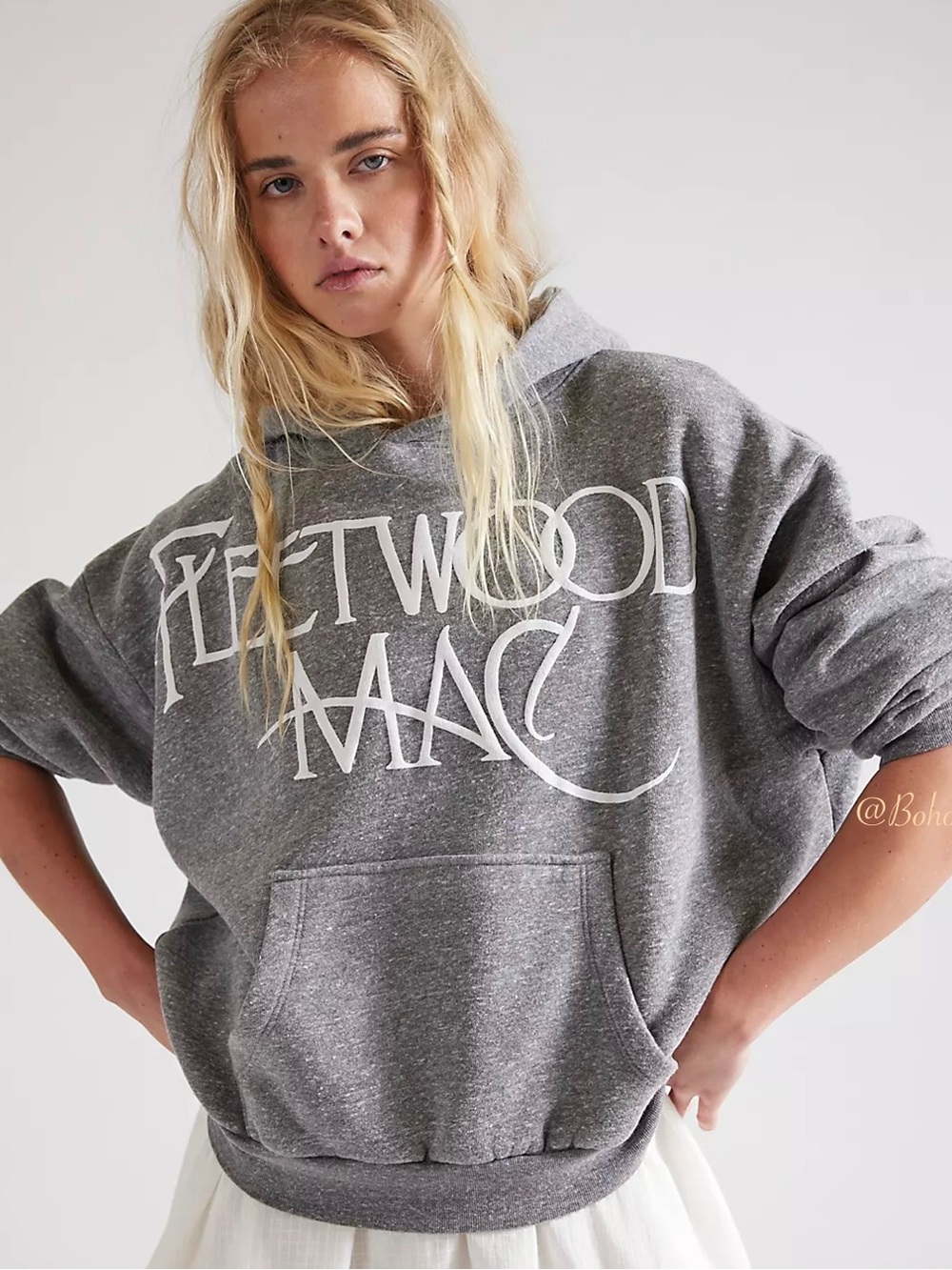 NWT Free People Daydreamer Fleetwood Mac Logo Hoodie